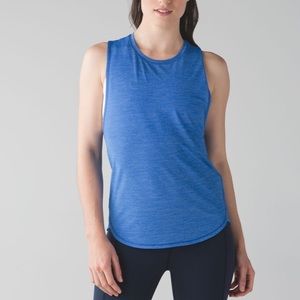 lululemon athletica Blue Tank Top